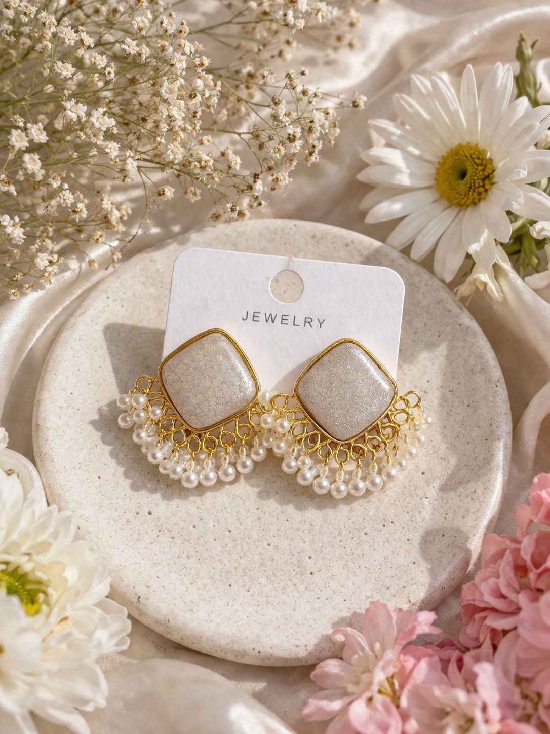 Oversized Fringe Studs