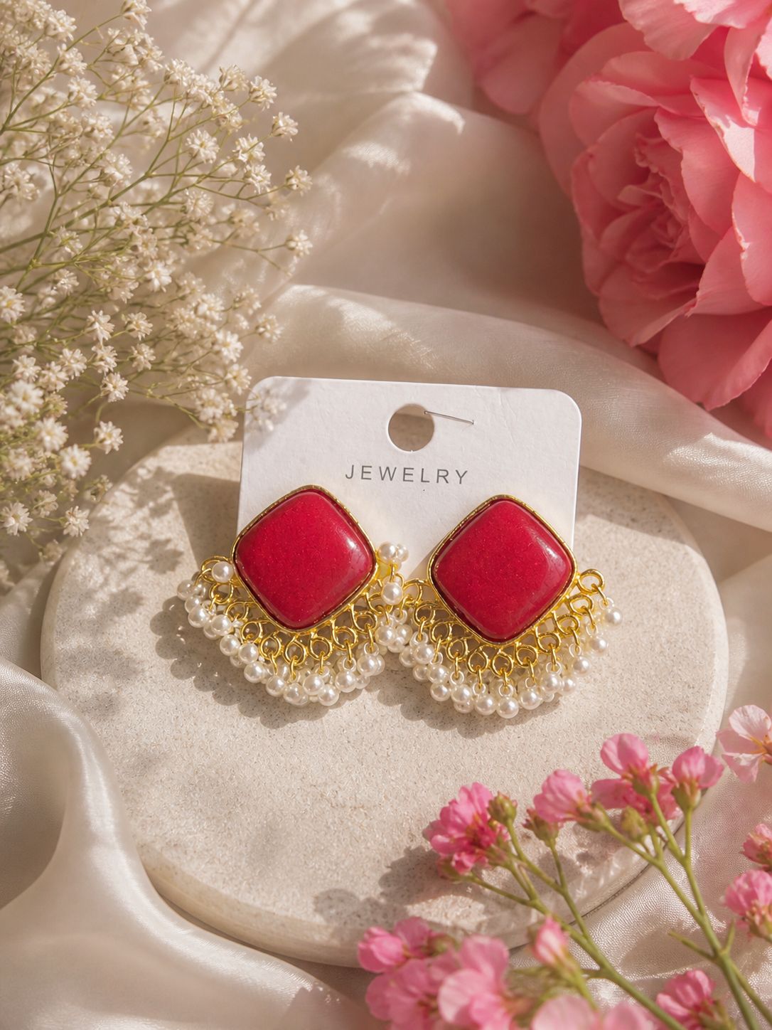 Oversized Fringe Studs