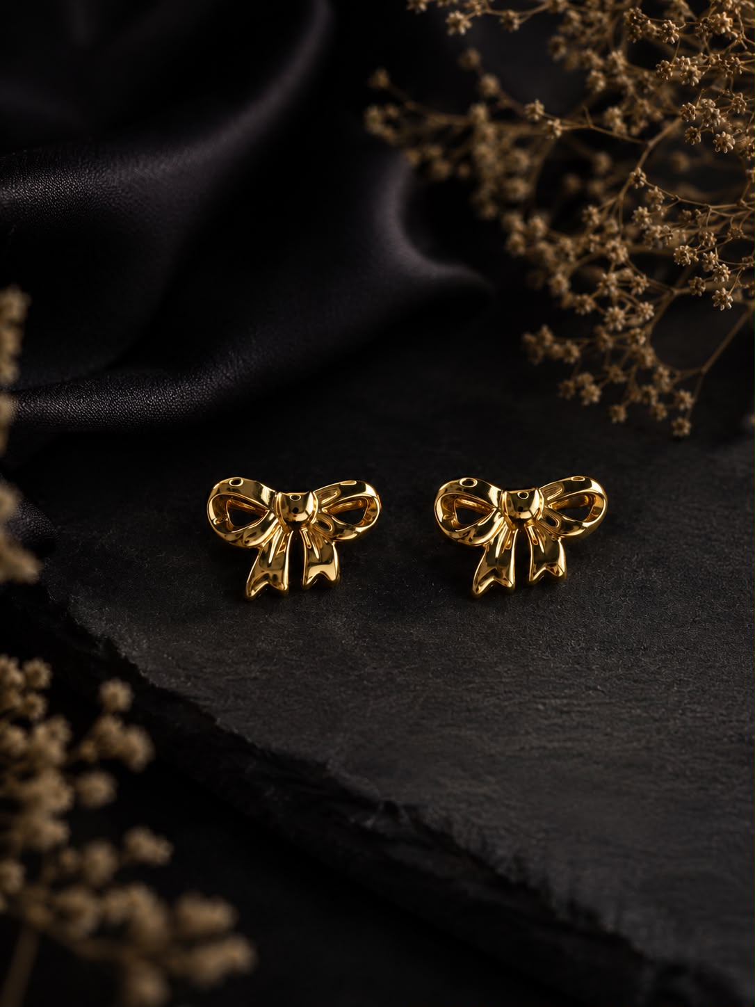 Anti Tarnish Bow Earrings