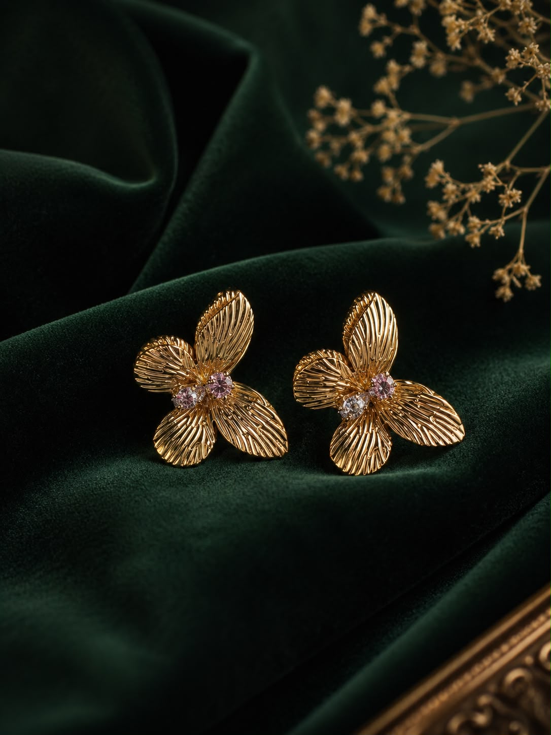 Anti Tarnish Butterfly Earrings