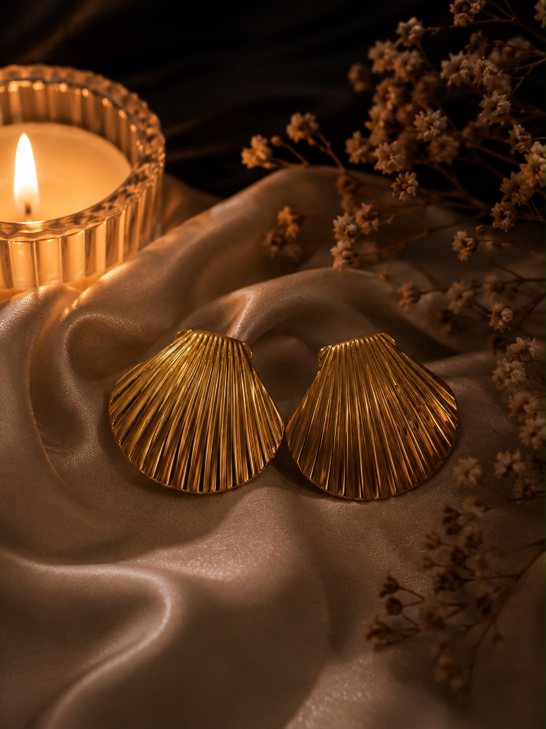 Anti Tarnish Shell Earrings