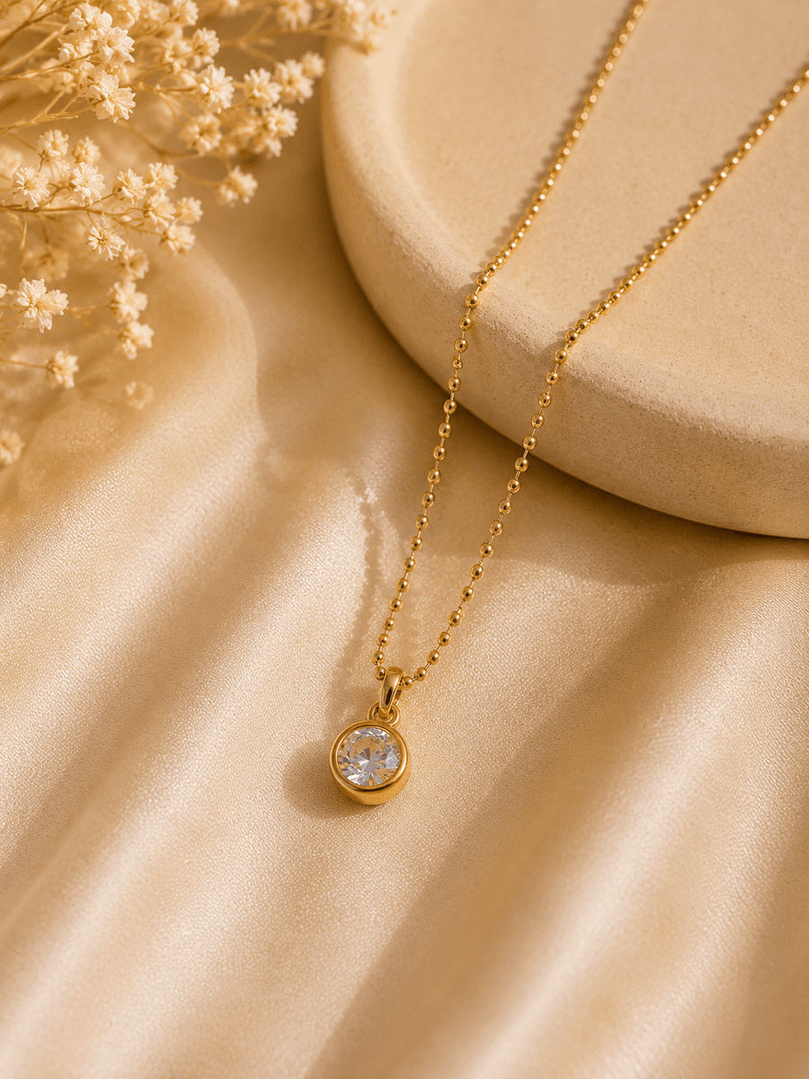 Solitaire Pendant Necklace